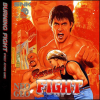 Burning Fight Neo Geo CD US box art